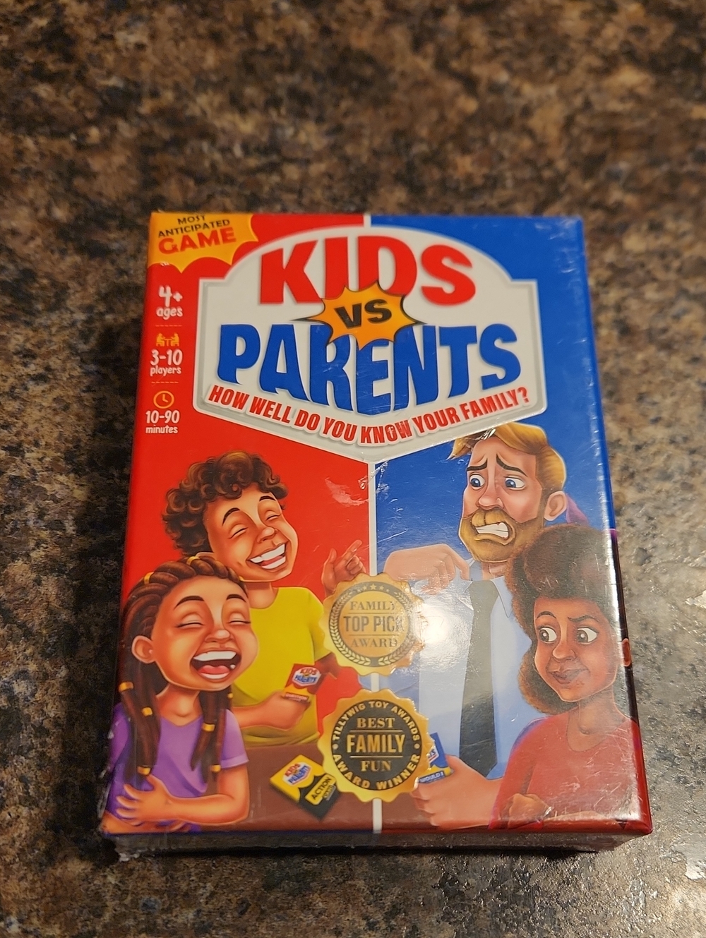 Kids vs Parents Family Game - Blue & Red